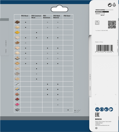Hoja de sierra circular Bosch PRO Wood 184 x 2 x 20 mm.